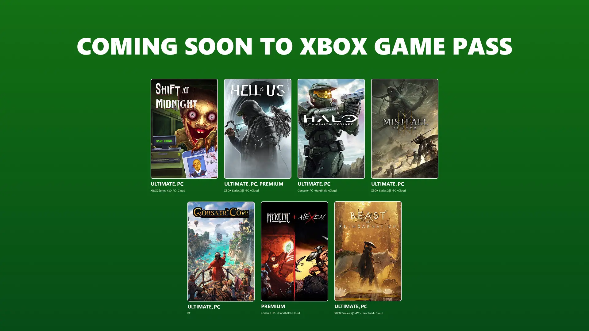 Xbox Game Pass im Juli / August 2026