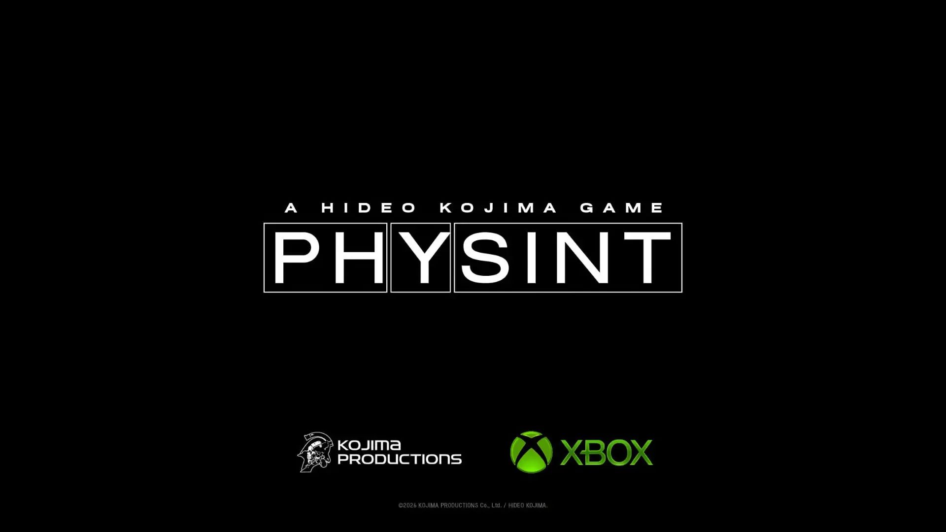 PHYSINT: XBOX und KOJIMA PRODUCTIONS bauen Partnerschaft aus